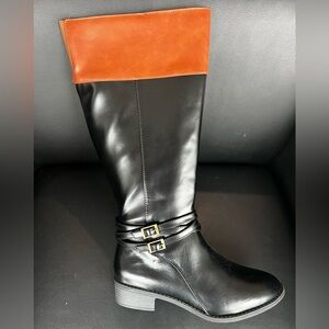 NWOT SO Wide Calf Knee High Riding Boots